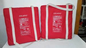lot 316 image: Stearns Throwable Device (2). New To Like New Condition.