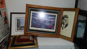 lot 346 image: Misc. Artwork, Prints, Lightning Strike Numbered Print.
