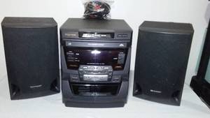 lot 359 image: Sharp 3cd Disc Changer, Dual Cassette.