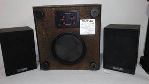 lot 362 image: CAD Subwoofer And Speakers.