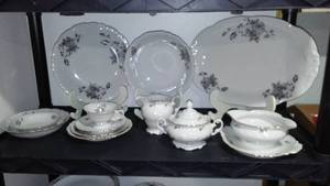 lot 367 image: Wawel China Pompadour Rose.