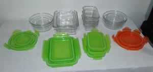 lot 406 image: Glasslock Oven Safe, Storage Containers.