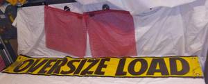 lot 574 image: Over Size Load and Red Flags for long Loads. (3)