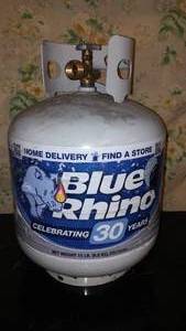 lot 591 image: Blue Rhino 15 LB Tank.