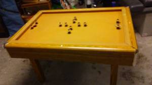 lot 601 image: Vintage Slate Bumper Pool Table.