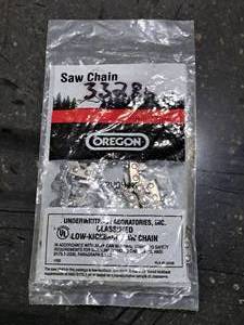 lot 91 image: Lot of (2) Oregon Low-Kickback Saw Chain