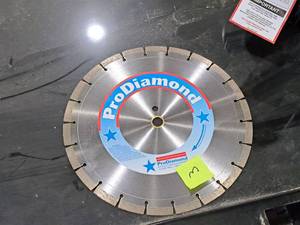 lot 155 image: Lot of (3) Pro Diamond Blades 14 Diamond Circular Saw Blades