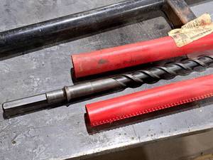 lot 174 image: Stanley Carbide Tipped Rotary Hammer Drill Bit  34 Hex Head 1x18 HD45 with Case