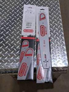 lot 85 image: Lot of (2) Oregon Pro-Lite 13 Chainsaw Guide Bars