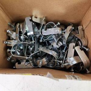lot 25 image: New Open Box Caddy SCH20B Strut ChannelMountingStraps SCH-20 1-14E