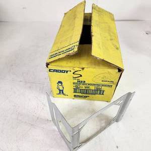 lot 47 image: 80 Pieces Caddy H236 Outlet Box Mounting Brackets NewOpen Box