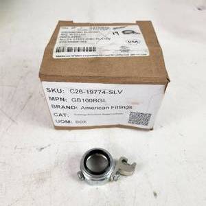 lot 48 image: 19 Grounding Bushing NPS With Lug Insulated NewOpen Box