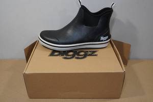 Biggz Black Rubber Fishing Boots -Size 12