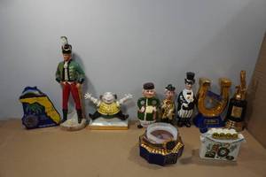 Assorted Decanters - Jim Beam, Ezra Brooks