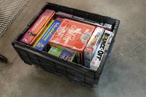 Assorted Board Games -Bounce Off, Bingo, Monopoly (NEW), Shut the Box