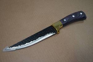 Carbon Steel Viking Co Hammered Knife