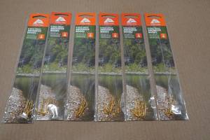 6 Ozark Trail 8-Pack Snells Aberdeen Hooks