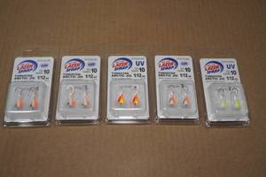 5 Eagle Claw 2-Packs Tungsten Arctic Jigs