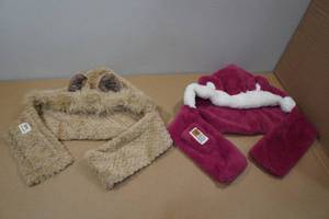 2 Ladies Winter Scarf Hats