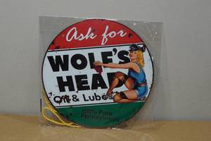Novelty Metal Sign -Oil & Lube
