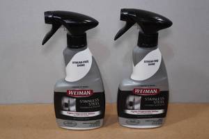 2 Weiman Stainless Steel Cleaner & Polishers
