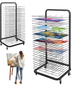 Art Drying Rack with 25 Removable Racks