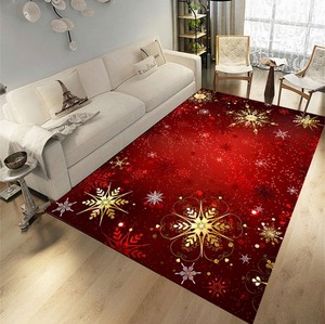 Washable Area Rug 7x5  -Red