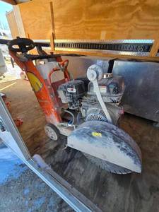 lot 3 image: Husqvarna Walk Behind Concrete Saw Type FS400LV