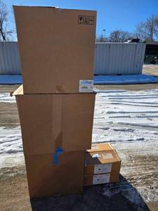 lot 10 image: (3) Three - Boxes of misc air filters.