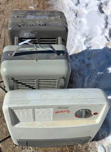 lot 17 image: (3) Three - Small Space Heaters
