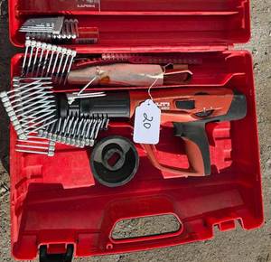 lot 20 image: Hilti DX 460 powder-actuated tool with case