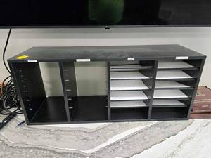 lot 101 image: Wood Office Organizer