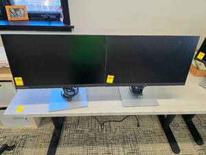 lot 103A image: (2) Two - Dual HP Series 7 Pro 724pf 23.8-inch FHD Monitor with HDMI cable