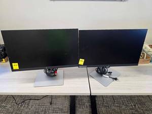 lot 104A image: (2) Two - Dual HP Series 7 Pro 724pf 23.8-inch FHD Monitor with HDMI cable