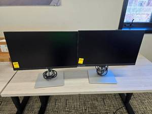 lot 105A image: (2) Two - Dual HP Series 7 Pro 724pf 23.8-inch FHD Monitor with HDMI cable