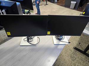 lot 108A image: (2) Two - Dual HP Series 7 Pro 724pf 23.8-inch FHD Monitor with HDMI cable