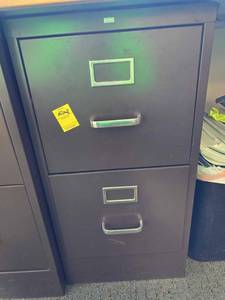 lot 202 image: Two drawer filing cabinet