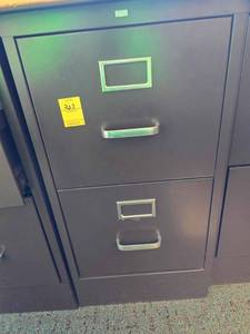lot 203 image: Two drawer filing cabinet