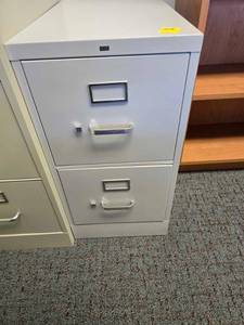 lot 208 image: Two drawer filing cabinet