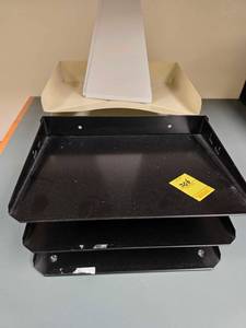 lot 306 image: Metal paper organizers