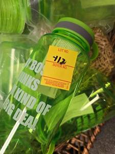 lot 412 image: Plastic  water bottles