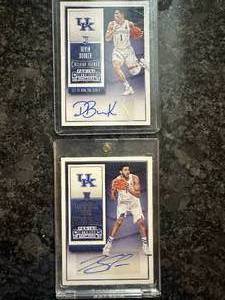 LOT of (2) Towns & Booker 2015 Panini Auto Rookie cards