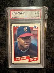 Frank Thomas 1990 Fleer Update PSA 9 MINT