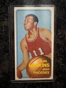 Clem Haskins 1970 Topps #165 former Minnesota Gopher coach