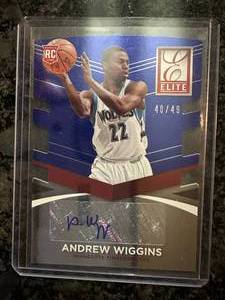 Andrew Wiggins 2014 Panini Donruss Elite Rookie #1 Auto 4049