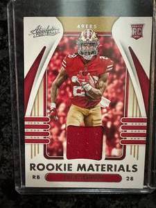 Trey Sermon 2021 Panini Absolute Rookie Materials Patch #ARM-TSE