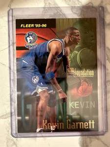 Kevin Garnett 1996 Fleer Firm Foundation Rookie #335