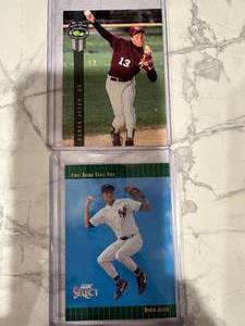 LOT of (2) Derek Jeter 1992 Classic Four Sport Rookie, 1993 Score Rookie