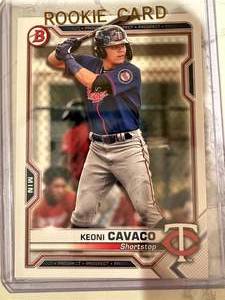 Keoni Cavaco 2021 Topps Bowman Prospect Rookie #BP-73