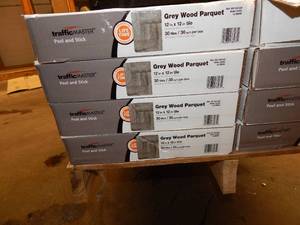 Traffic Master Grey Wood Parquet P&S Tiles